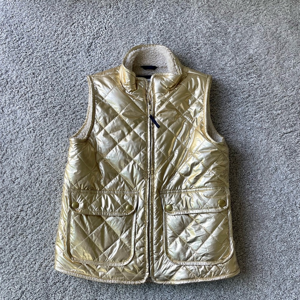 Crewcuts girls metallic vest